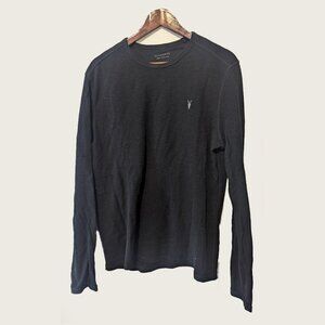 ALL SAINTS - Black ribbed sweater - Sz L